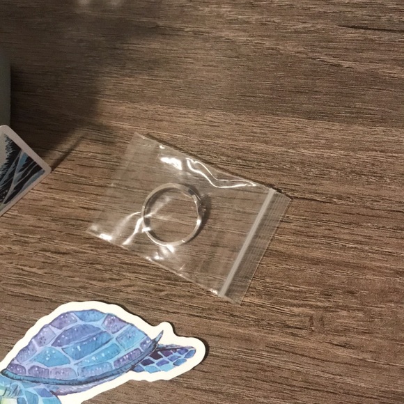 Silver Wave Ring - Minimalist, Dainty, Vsco - Picture 4 of 4